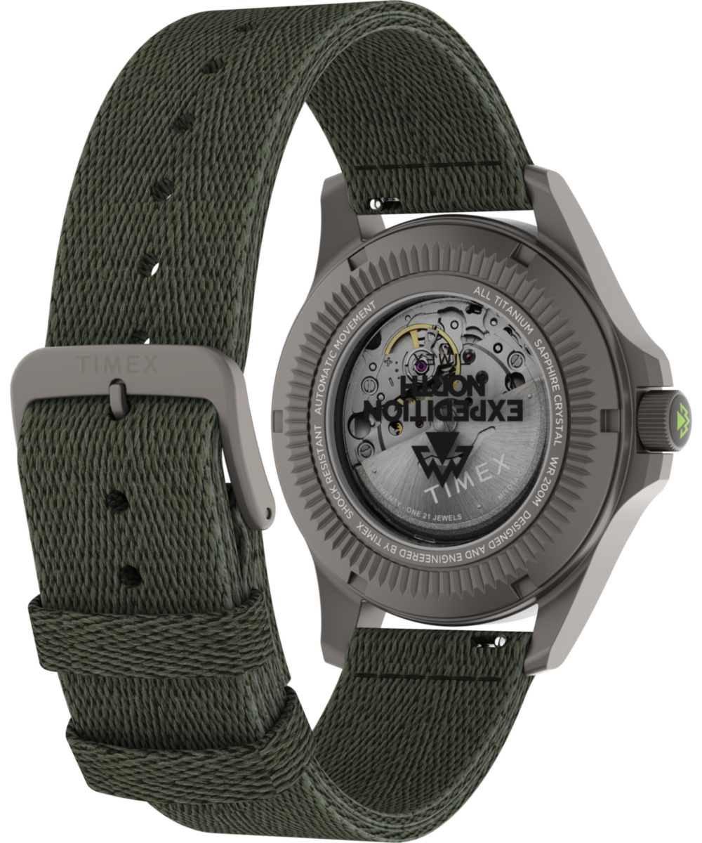 Expedition Titanium Automatic 41mm Recycled Fabric Strap Watch