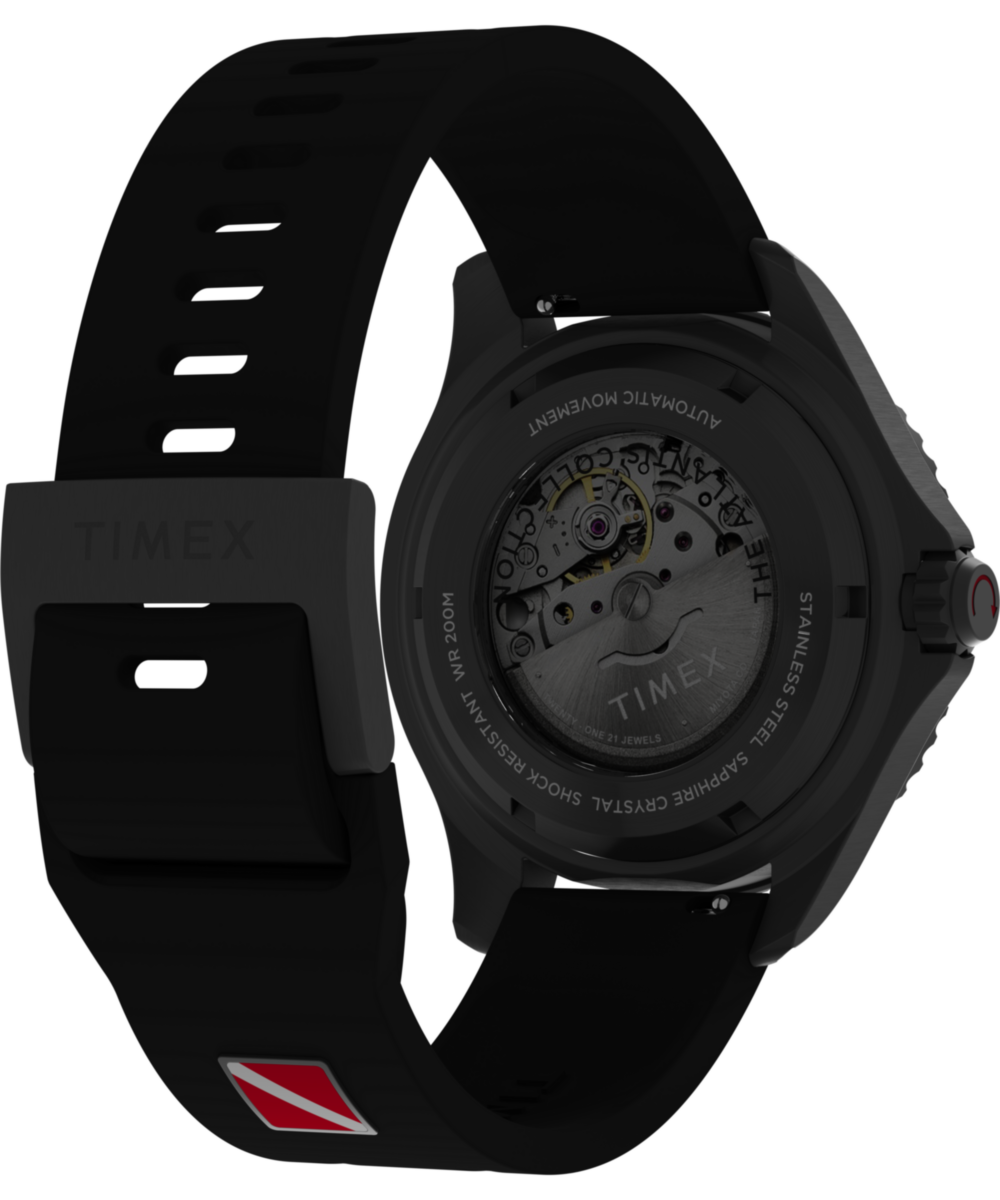 Deepwater Tiburón Automatic 43mm Synthetic Rubber Strap Watch