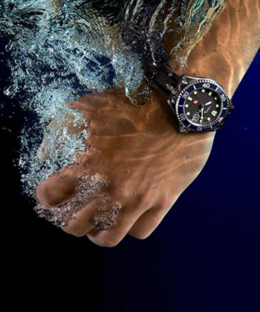 Deepwater Tiburón Automatic 43mm Synthetic Rubber Strap Watch