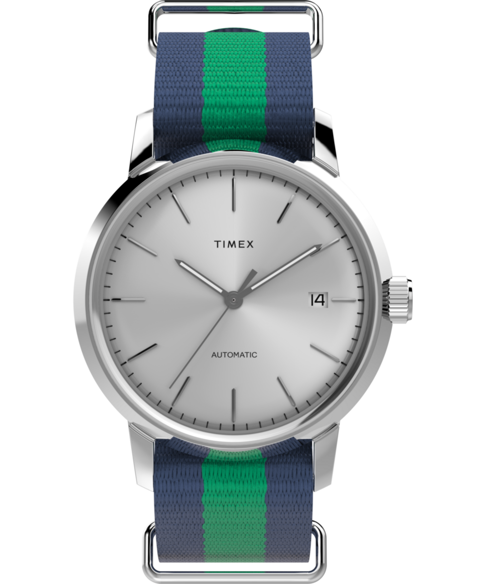 Marlin® Automatic 40mm Fabric Strap Watch