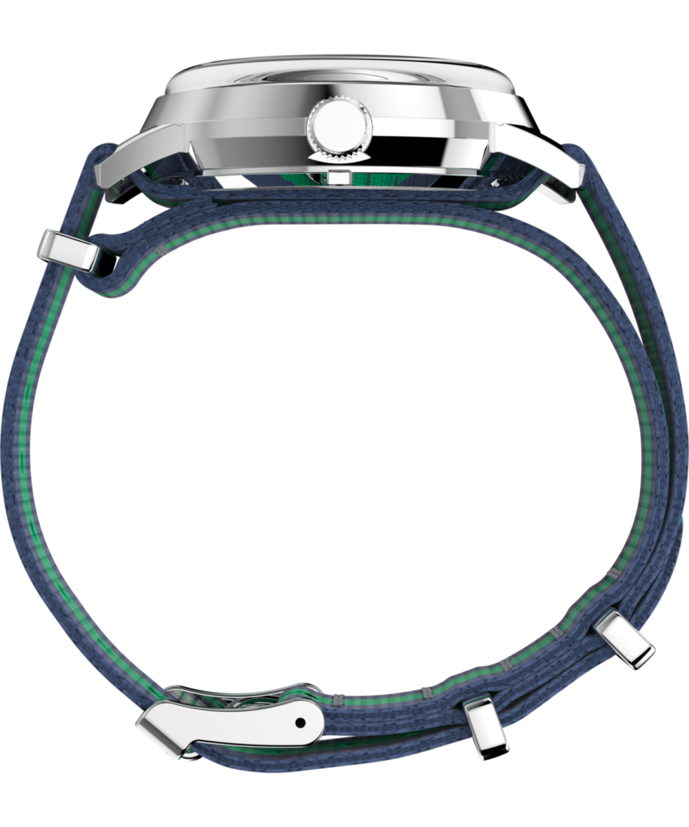 Marlin® Automatic 40mm Fabric Strap Watch
